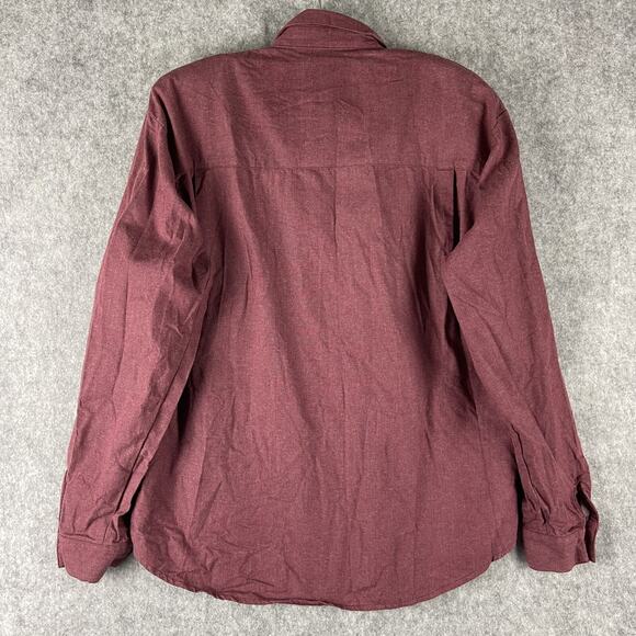 VTG Starfire Embellished Top Womens 12 Burgundy Beaded Jacquard Patch Western - Picture 11 of 16